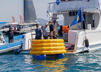 Phuket King’s Cup, Day 4. The wind still won’t really fill in. One half-decent race, and a second for the quick boats, but everyone else sent home.