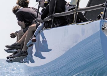 Phuket King’s Cup, Day 4. The wind still won’t really fill in. One half-decent race, and a second for the quick boats, but everyone else sent home.