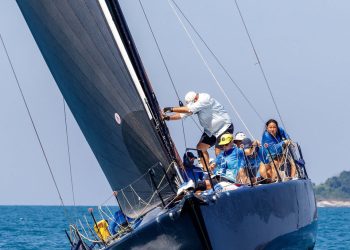Phuket King’s Cup, Day 4. The wind still won’t really fill in. One half-decent race, and a second for the quick boats, but everyone else sent home.