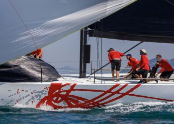 Phuket King’s Cup, Day 4. The wind still won’t really fill in. One half-decent race, and a second for the quick boats, but everyone else sent home.