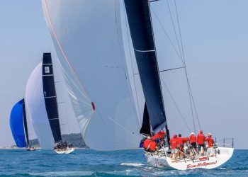 Phuket King’s Cup, Day 4. The wind still won’t really fill in. One half-decent race, and a second for the quick boats, but everyone else sent home.
