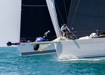 Phuket King’s Cup, Day 4. The wind still won’t really fill in. One half-decent race, and a second for the quick boats, but everyone else sent home.