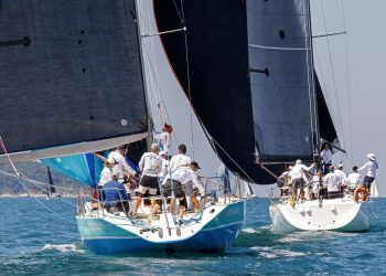 Phuket King’s Cup, Day 4. The wind still won’t really fill in. One half-decent race, and a second for the quick boats, but everyone else sent home.