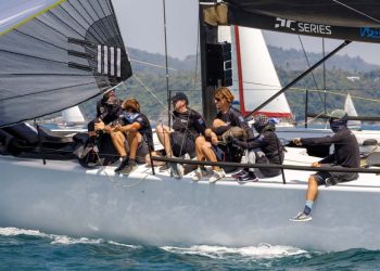 Phuket King’s Cup, Day 4. The wind still won’t really fill in. One half-decent race, and a second for the quick boats, but everyone else sent home.