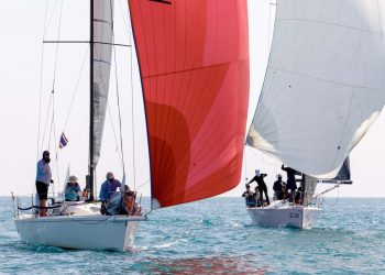 Phuket King’s Cup, Day 4. The wind still won’t really fill in. One half-decent race, and a second for the quick boats, but everyone else sent home.