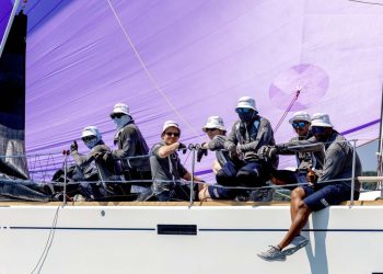Phuket King’s Cup, Day 4. The wind still won’t really fill in. One half-decent race, and a second for the quick boats, but everyone else sent home.