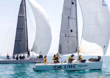 Phuket King’s Cup, Day 4. The wind still won’t really fill in. One half-decent race, and a second for the quick boats, but everyone else sent home.