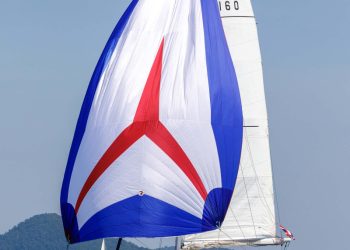 Phuket King’s Cup, Day 4. The wind still won’t really fill in. One half-decent race, and a second for the quick boats, but everyone else sent home.