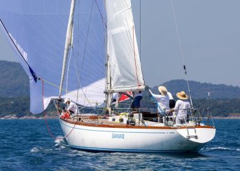 Phuket King’s Cup, Day 4. The wind still won’t really fill in. One half-decent race, and a second for the quick boats, but everyone else sent home.