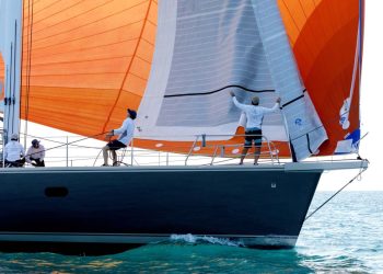 Phuket King’s Cup, Day 4. The wind still won’t really fill in. One half-decent race, and a second for the quick boats, but everyone else sent home.