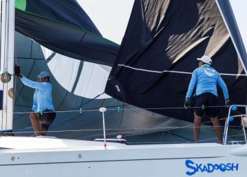 Phuket King’s Cup, Day 4. The wind still won’t really fill in. One half-decent race, and a second for the quick boats, but everyone else sent home.