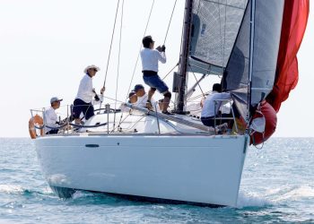 Phuket King’s Cup, Day 4. The wind still won’t really fill in. One half-decent race, and a second for the quick boats, but everyone else sent home.